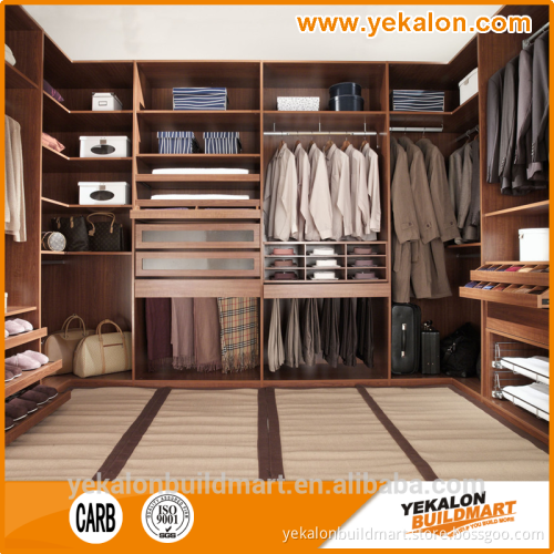 Neat walk in closet bedroom wardrobe